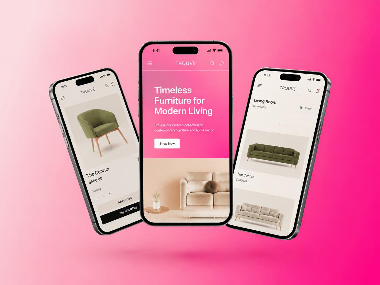 Social creative displayed across mobile devices