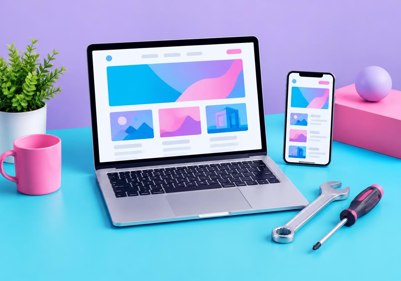 Website Training supporting creative example